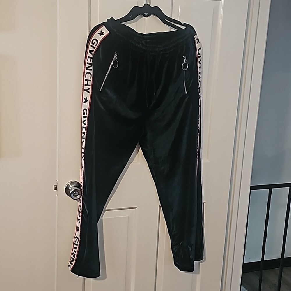 Like New Emerald Green Velvet Givenchy Joggers. *Unisex*